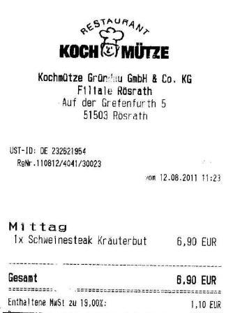 pastamat Hffner Kochmtze Restaurant